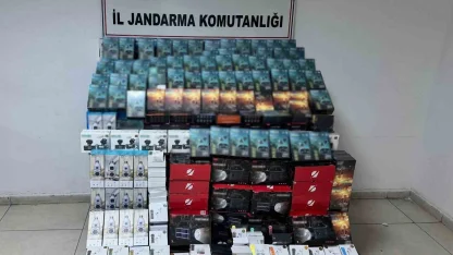 Gaziantep’te 1 milyon TL değerinde kaçak malzeme ele geçirildi: 1 gözaltı