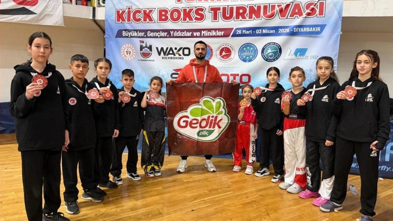 Gedik Piliç’in desteğiyle gelen büyük başarı: Türkiye Kickboks Şampiyonası 10 madalya