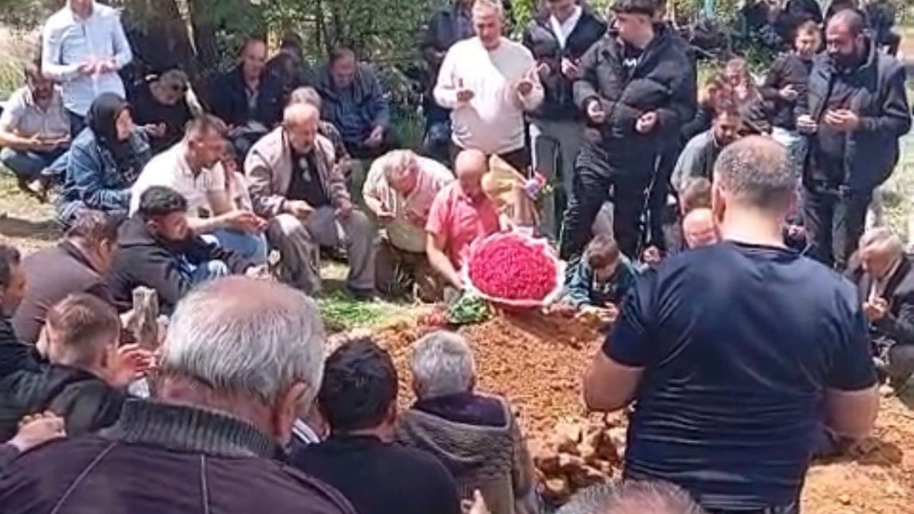 Gelin çiçeği, damadın mezarına konuldu