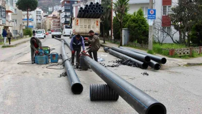 Giresun’da sağlık içme suyu için asbest borular değiştiriliyor