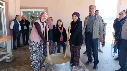 Gördes Tepeköy’de asırlık hayır geleneği binleri buluşturdu