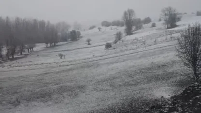 Halkapınar’da nisan ayında kar sürprizi