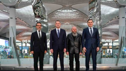 İGA İstanbul Havalimanı dev sanat eseri ile buluştu
