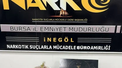 İnegöl’de uyuşturucu taciri tutuklandı