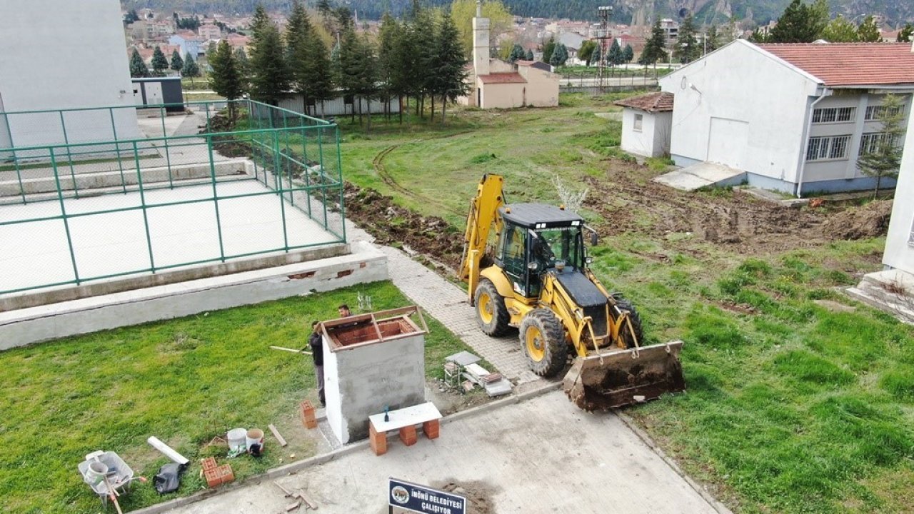 İnönü’de alt yapı çalışmaları