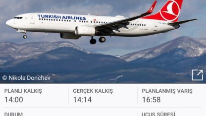 İran’da mahsur kalan THY uçağı yurda döndü