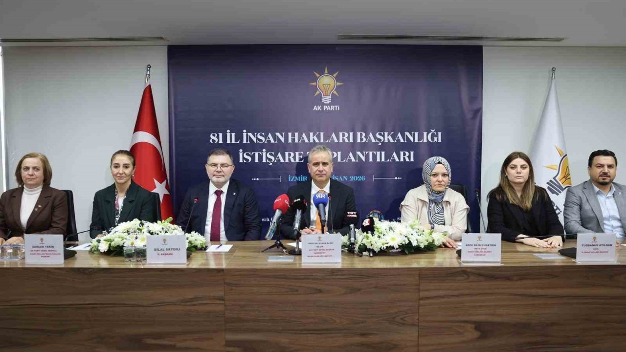İzmir’de ‘81 İl İnsan Hakları Başkanlığı İstişare Toplantısı’ gerçekleştirildi
