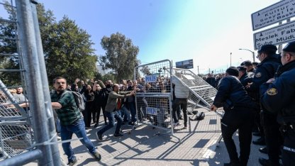 İzmir’de Meslek Fabrikası tahliyesinde gerginlik