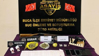 İzmir’de uyuşturucu operasyonunda 5 şüpheli yakalandı