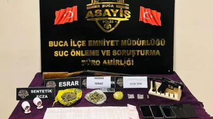 İzmir’de uyuşturucu operasyonunda 5 şüpheli yakalandı