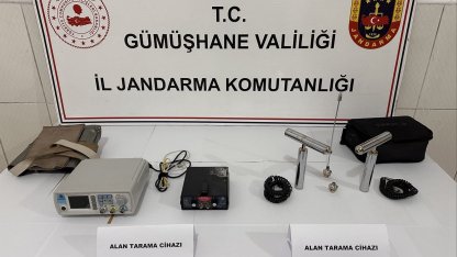 Kaçak kazıya suçüstü: 2 şüpheli yakalandı