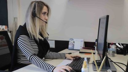 Kağıthane Belediyesi çağrı merkezinden vatandaşlara hizmet