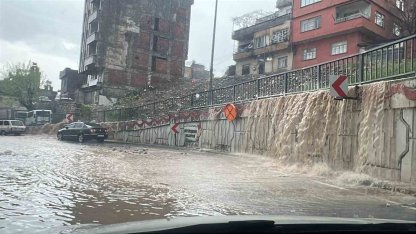 Kahramanmaraş’ta sağanak etkili oldu