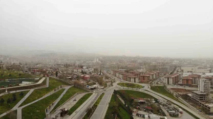 Kahramanmaraş’ta toz taşınımı etkili oldu