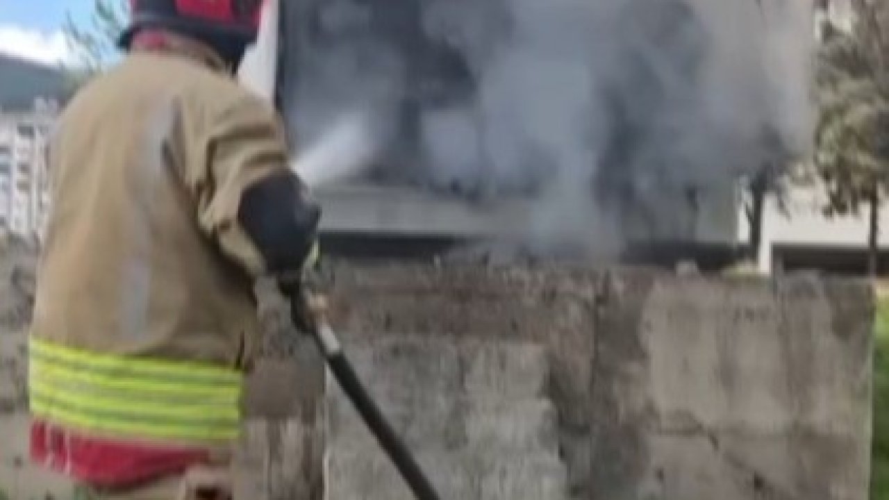 Kahramanmaraş’ta trafoda yangını paniği