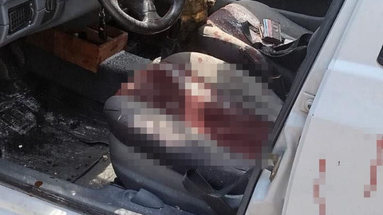 Kamyondan düşen tomruk seyir halindeki otomobile saplandı