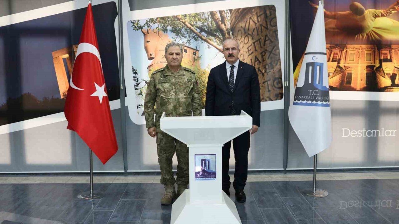 Kara Kuvvetleri Komutanı Orgeneral Tokel’den Vali Toraman’a ziyaret