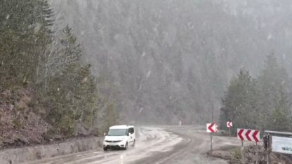 Karabük’ün yüksek kesimlerinde kar yağışı yeniden başladı
