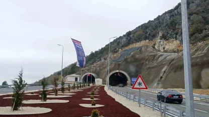 Karadeniz’i İç Anadolu’ya bağlayan Kırkdilim Tünelleri trafiğe açıldı