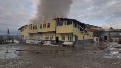 Kastamonu’daki fabrika yangını kontrol altına alındı