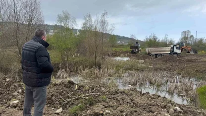 Kaymakamlık ve belediyeden ortak çalışma; tehlike oluşturan göletler kapatılıyor