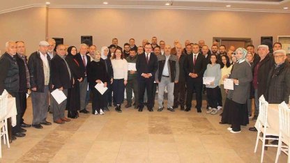 Kaynaşlı’da üreticilere sertifikaları törenle verildi