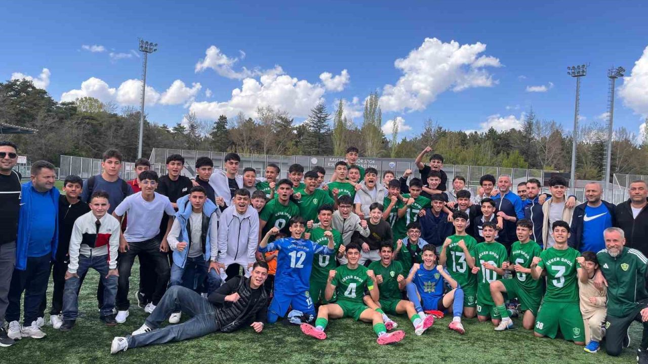 Kayseri U15 Liginde şampiyonlar belli oldu