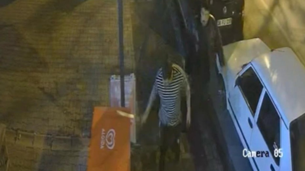 Kayseri’de 2 kişinin yaralandığı bıçaklı kavga kamerada