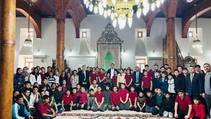 Kemah’ta değerler eğitimi camide gerçekleştirildi