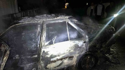 Keşan’da park halindeki otomobilde çıkan yangın söndürüldü