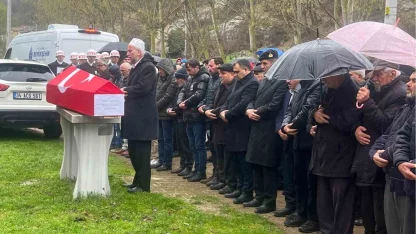 Kıbrıs Gazisi Sabri Aslan son yolculuğuna uğurlandı