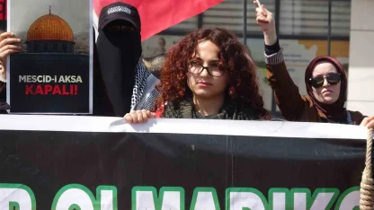 Kilis’te Filistinlilere yönelik idam kararına tepki