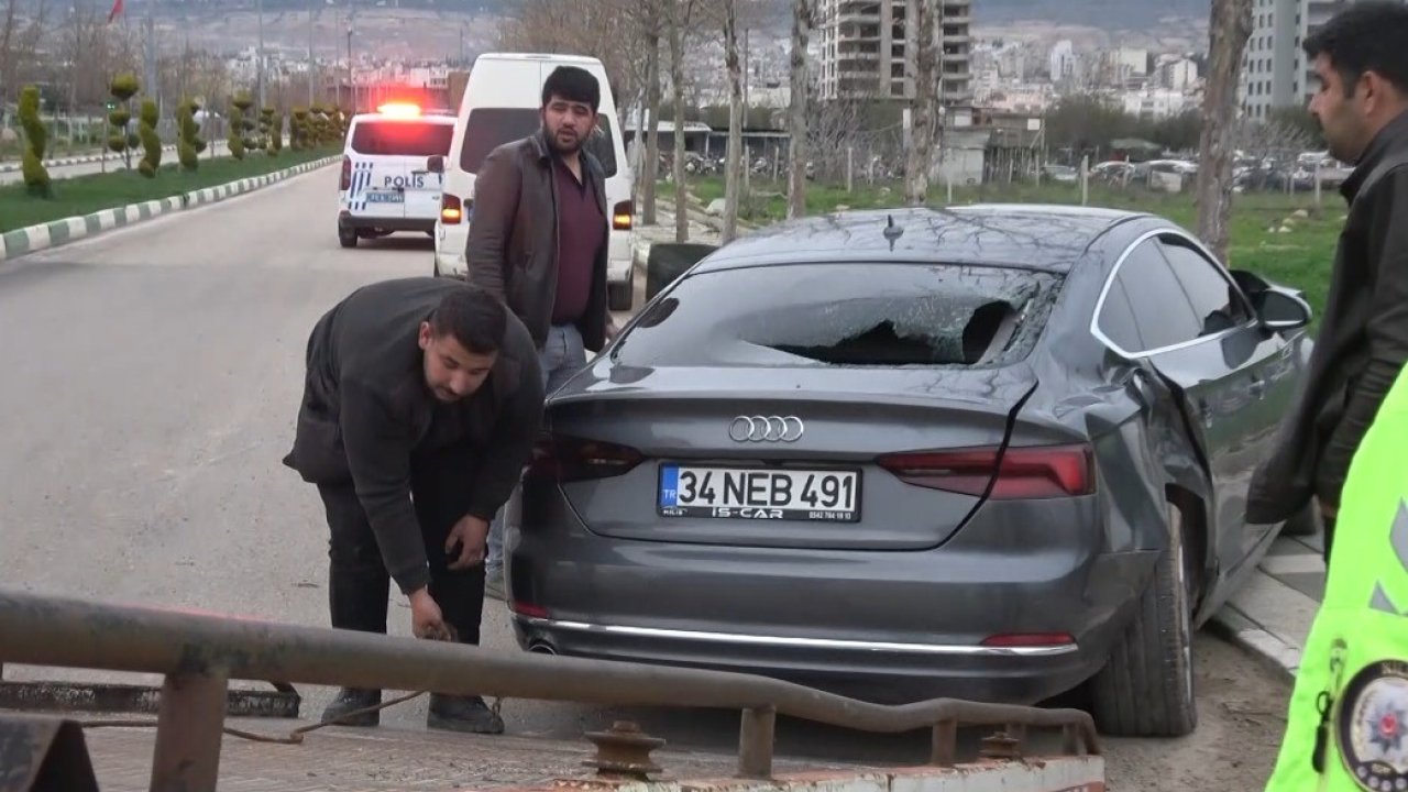 Kilis’te motosikletle otomobil çarpıştı: 1 yaralı