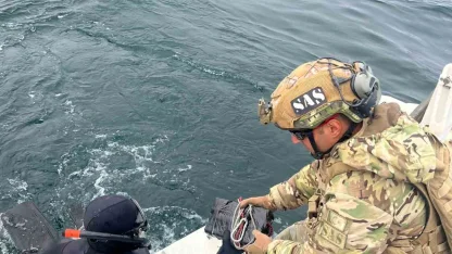 Kırklareli açıklarında tespit edilen mayın imha edildi