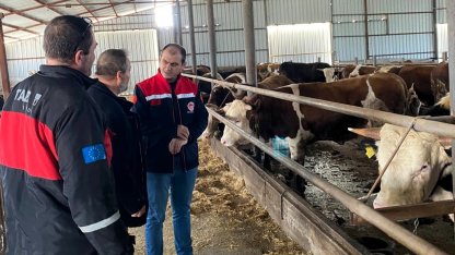 Kırklareli’nde besi çiftliği kontrolleri devam ediyor