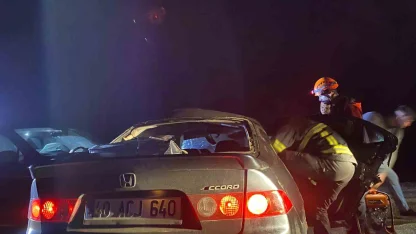 Kırşehir’de iki otomobil çarpıştı: 6 yaralı