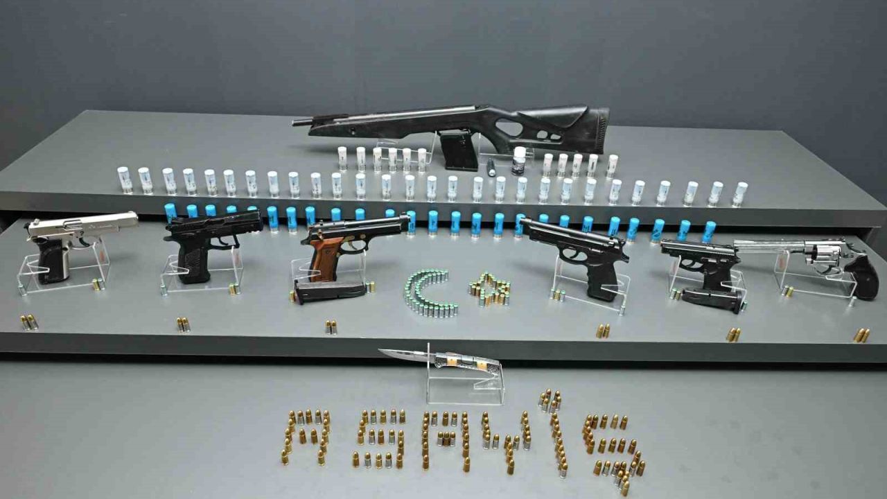 Kırşehir’de şok uygulamada silah ele geçirildi