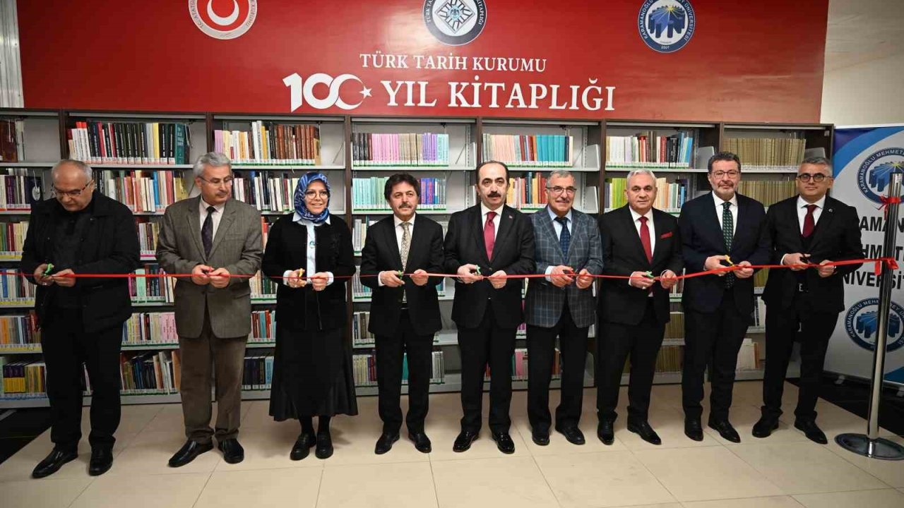 KMÜ’de "Türk Tarih Kurumu 100. Yıl Kitaplığı" açıldı
