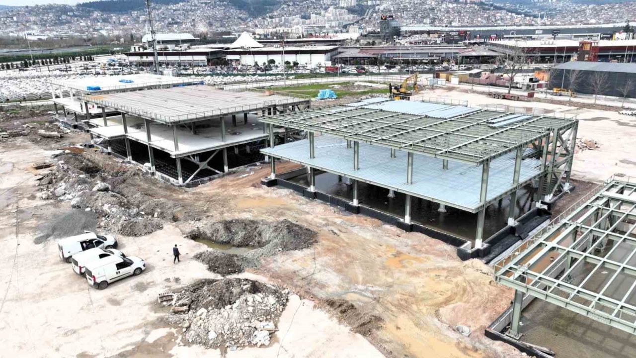 Kocaeli Sosyal Yaşam Merkezi inşaatı hızla yükseliyor