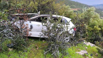 Kontrolden çıkan otomobil uçuruma yuvarlandı: 1 ölü