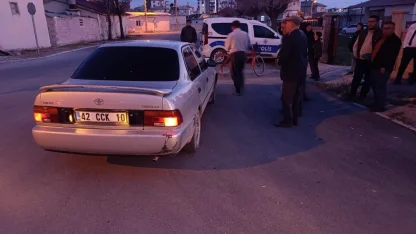 Konya’da ehliyetsiz sürücülerin kazası: 1 yaralı