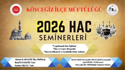 Köyceğizli hacı adaylarına seminer verilecek
