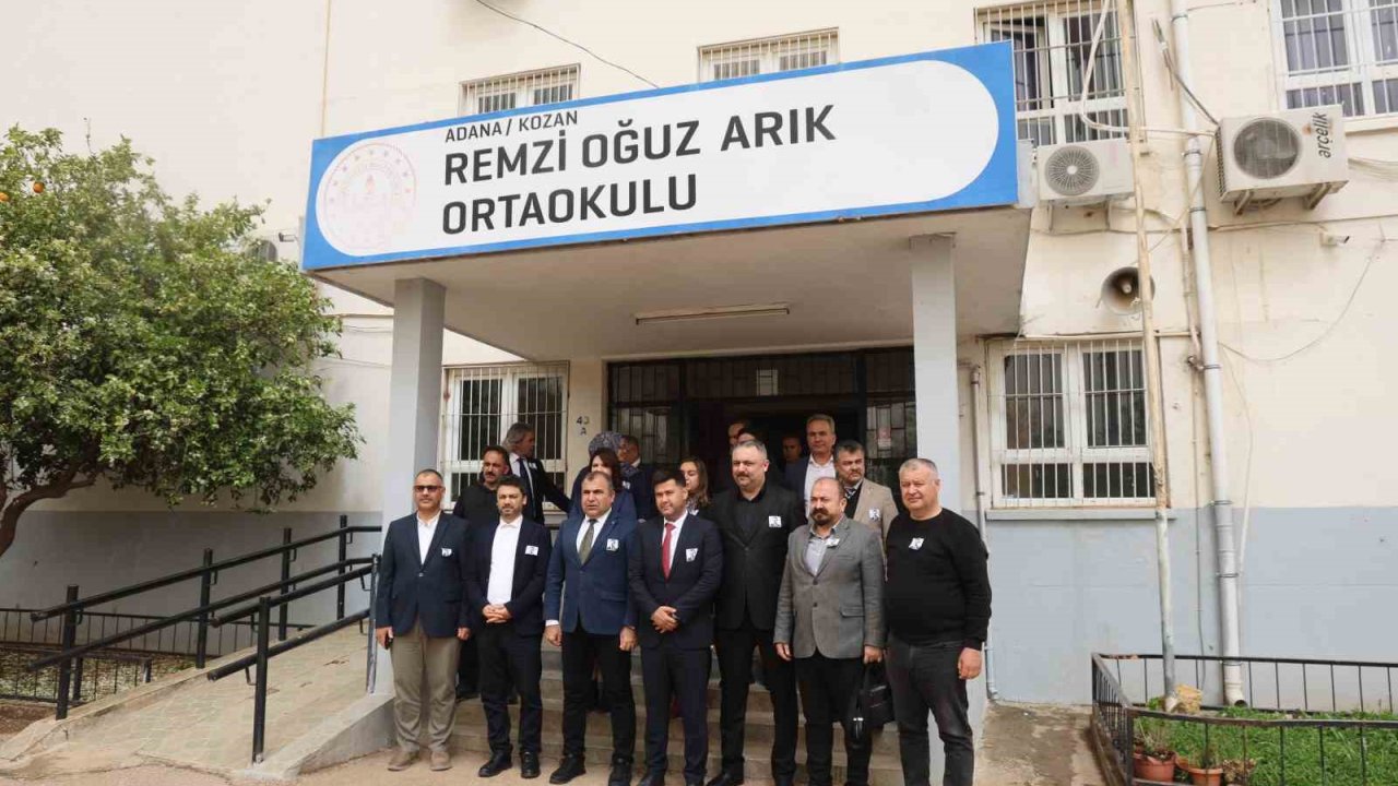 Kozanlı Prof. Dr. Remzi Oğuz Arık isminin verildiği okulda anıldı
