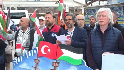 Kütahya’da Sumud Filosu’na yapılan saldırıya tepki