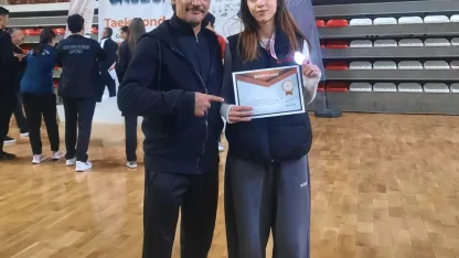Kütahyalı sporcu Güllüzar Nas Türkiye ikincisi oldu