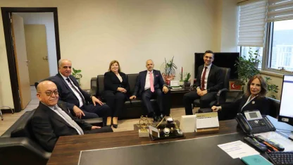 KUTSO Heyeti, Tarım Havzaları Daire Başkanı Dr. Emre Yeniay’ı ziyaret etti