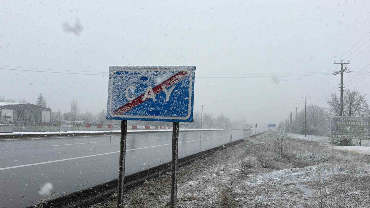 Lapa lapa yağan kar ilçeyi beyaza bürüdü