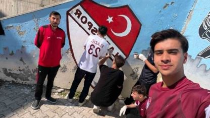 Lise öğrencilerinden Elazığspor’a destek