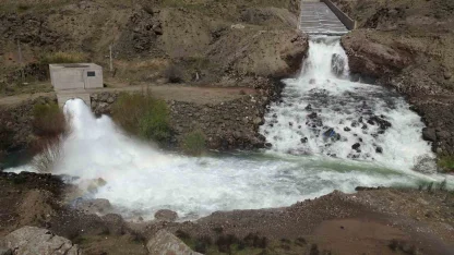 Malatya’da barajlar doldu, kapaklar açıldı