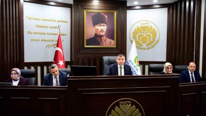 Malatya’da nisan ayı meclis toplantısı yapıldı